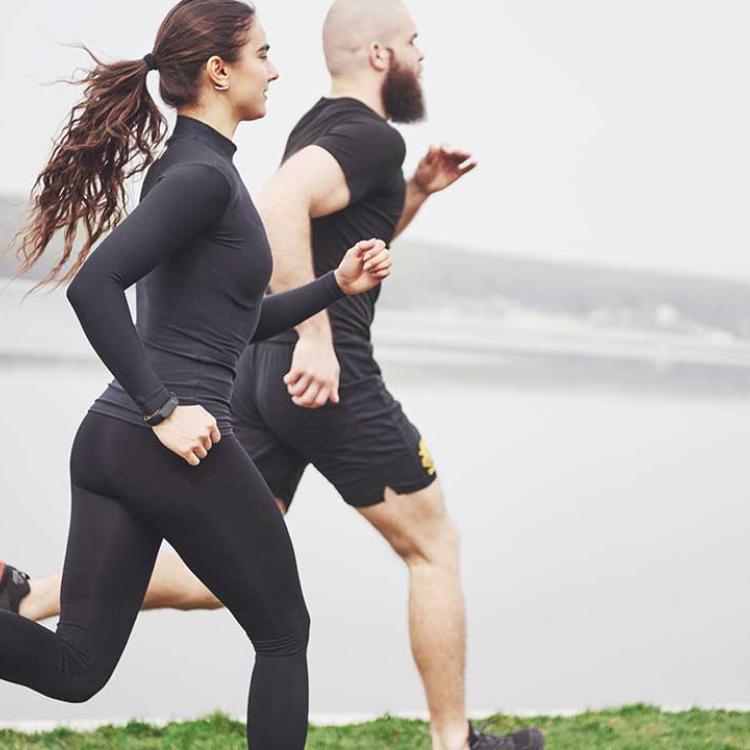 Couple Jogging