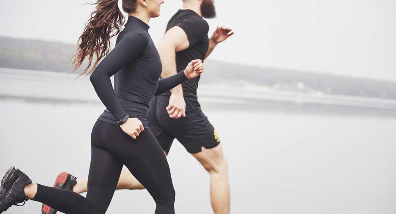 Couple Jogging